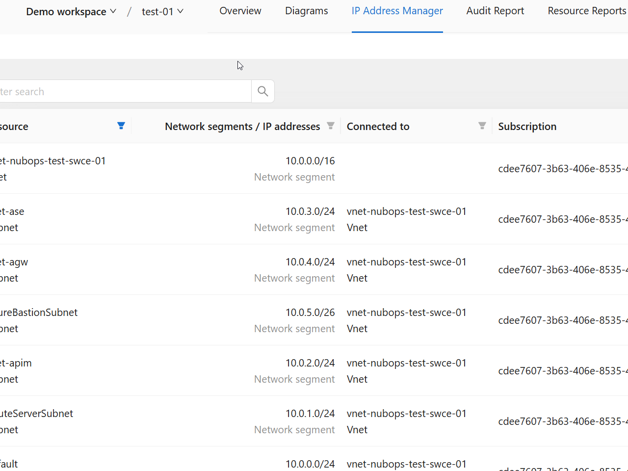 IP manager screenshot
